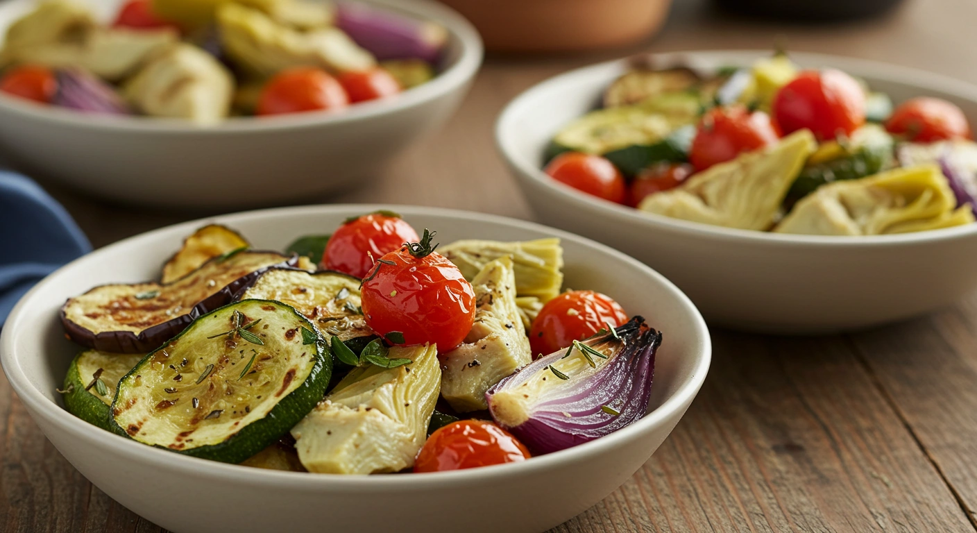 Mediterranean Roasted Veggie Bowls - secondary view